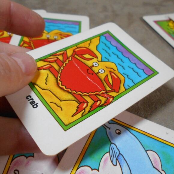 Vintage 1986 Fish Card Game Creative Child #18002 Complete Go Fish - Picture 5 of 10